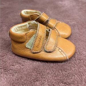 Froddo Tan Soft Sole Leather Baby Shoes - Velcro